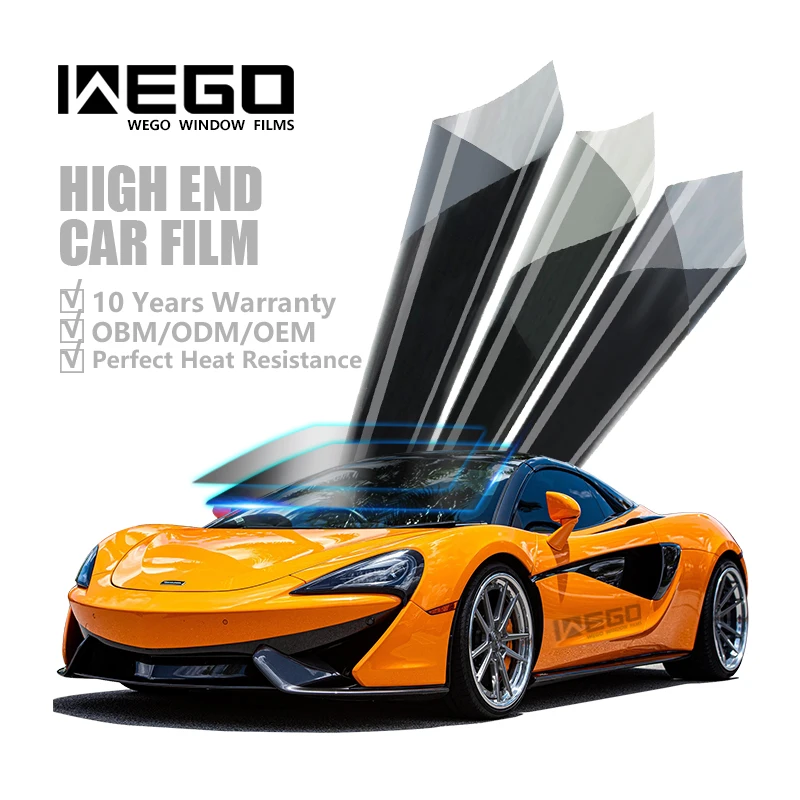 Wholesale car window tint 99% high heat insulation solar american car window film anti UV 2mil nano ceramic car window film