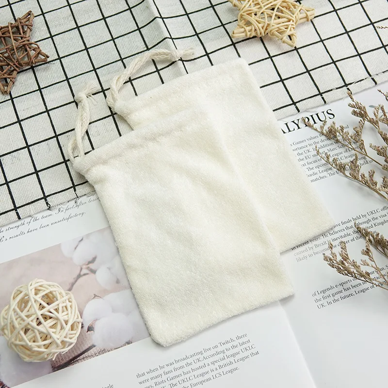 Bamboo Fiber Soap Bag Clean Bamboo Soap Protector Natural Bath Soap Bag