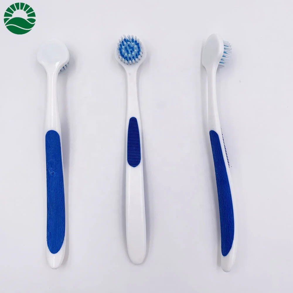 Classical plastic tongue depressor and scraper big size tongue brush