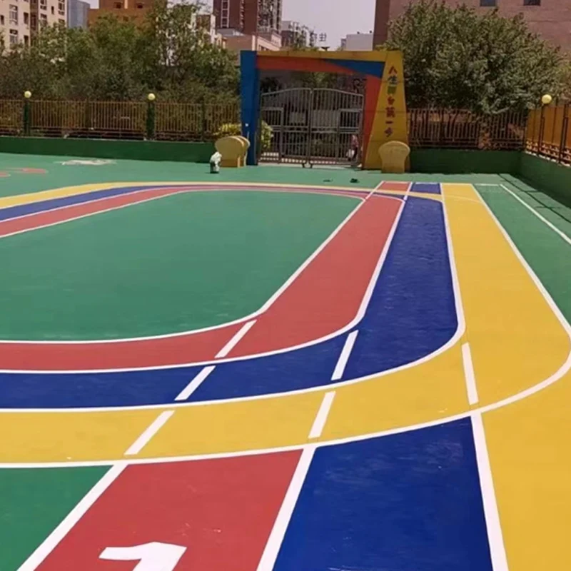 2023 China Flooring for Spray Coating surface Athletic Track Outdoor rubber sport surfaces SBR/EPDM Granules Track
