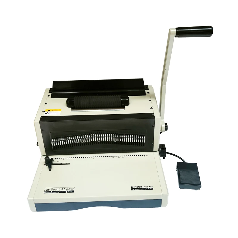 MC8702 пластиковые спиральные переплетные