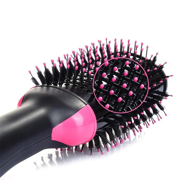  Perfect One Step Hair Dryer Volumizer Straightener Negative Ion Ceramic Hot Air Comb Fast Drying Straightening Curling