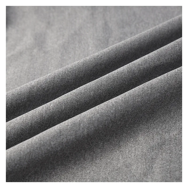 280g South Korean silk health cloth high F polyester ammonia elastic air layer fabric double-sided knitted school sweater fabric