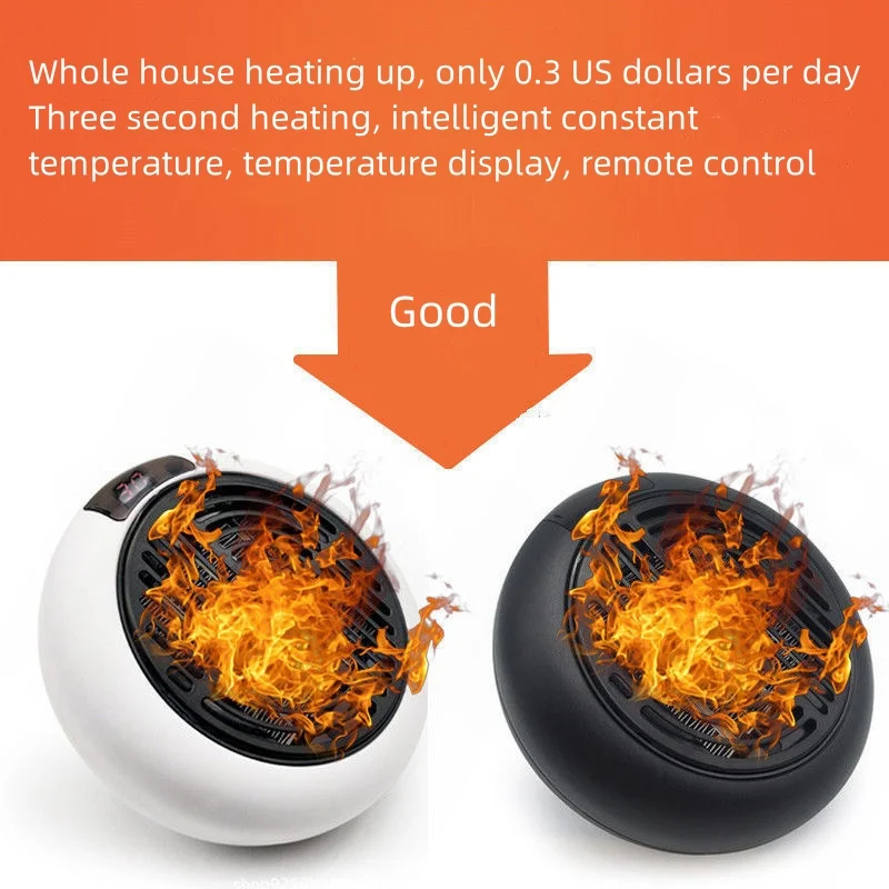 Cheap Mini Warm Air Hot Selling Product Home Office Desktop Small Wall Mounted Dual-purpose Circular Portable Electric Heater