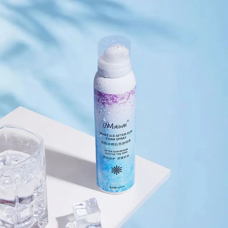 Wholesale Skincare new Items 2021 Ice cream cooling skin facial sunscreen spray 150ml moisturizing sun protection mist spray