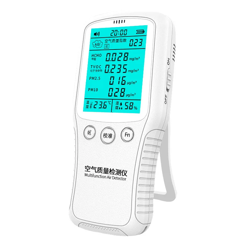 
Air Quality Monitor HCHO Meter PM2.5 Detector Temperature Humidity sensor 