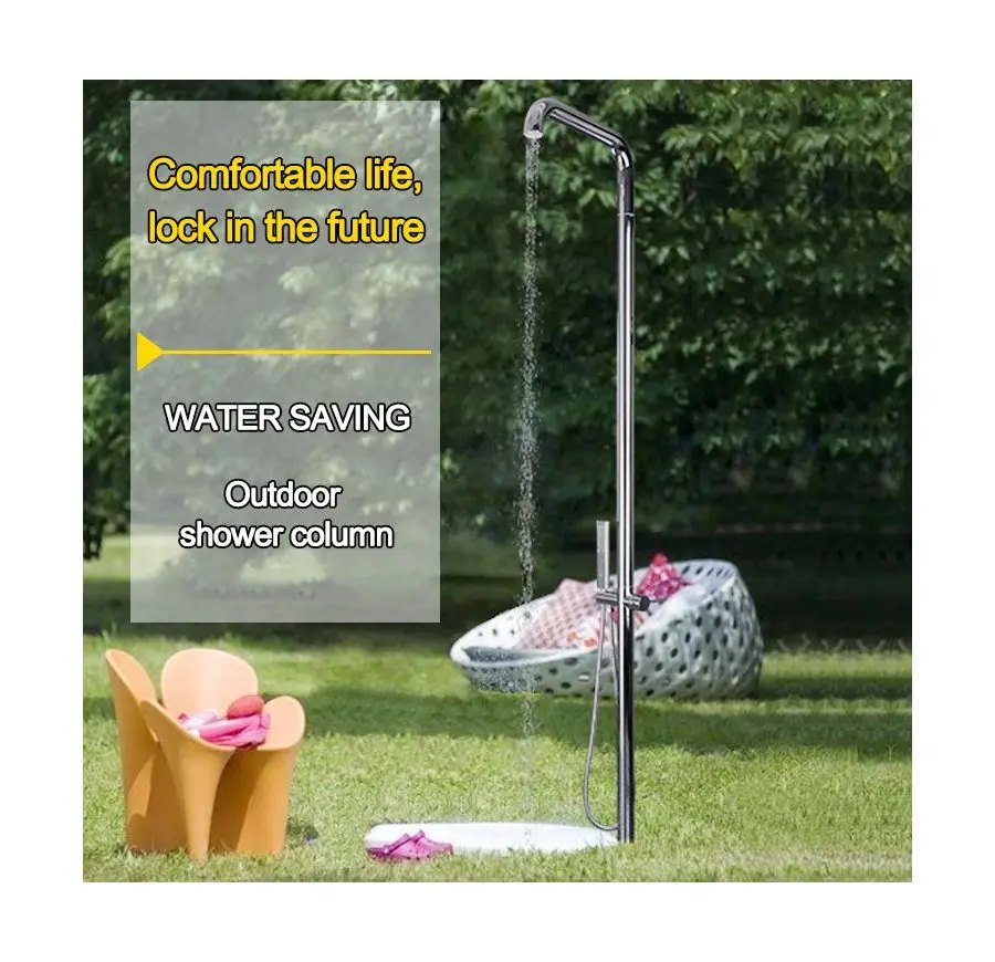 316 stainless steel outdoor solar pool shower for swimming pool outdoor showers