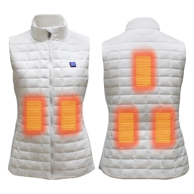 Usb Charging Battery Warmer Heated Vest Jacket With Custom Logo Waterproof Unisex Small Size Mens Women Heated Vest
