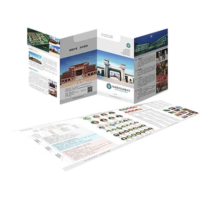 Product instruction manual color printing English folding custom enterprise brochure design