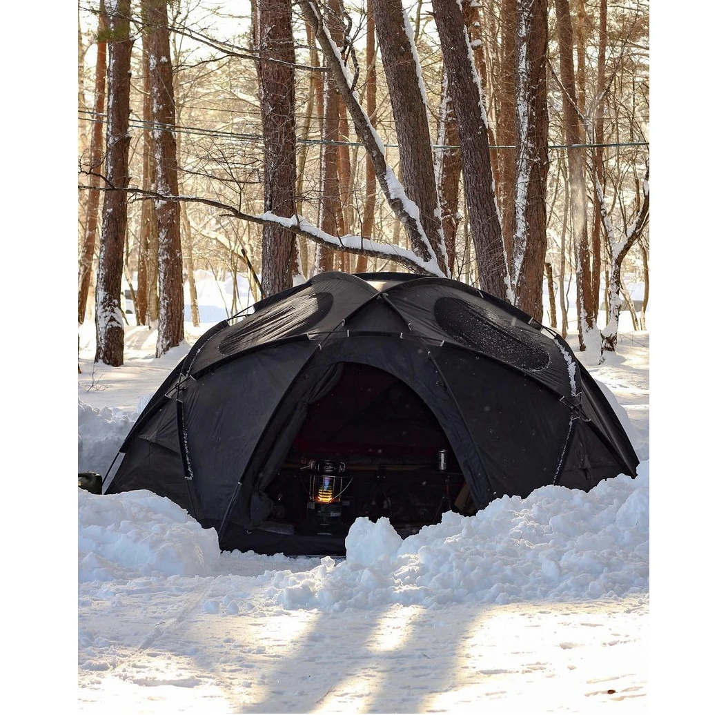 Manufacturer customized Outdoor winter snow tent high quality Winter outdoor  geodesic dome house tent