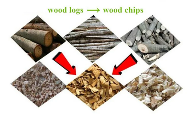Mobile Wood Chipper Biomass Diesel Engine Wood Chips Making Machine For Sale