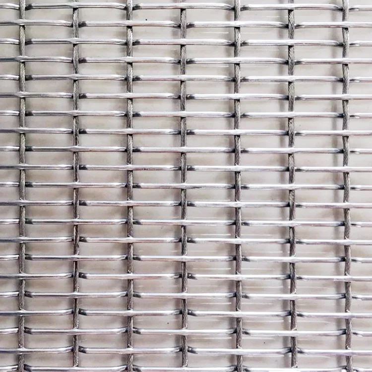 Hot Sales Shuolong Architectural Wire Mesh Solar Shading  Curtain Mesh Metal Fabric Drapery Facade Cladding