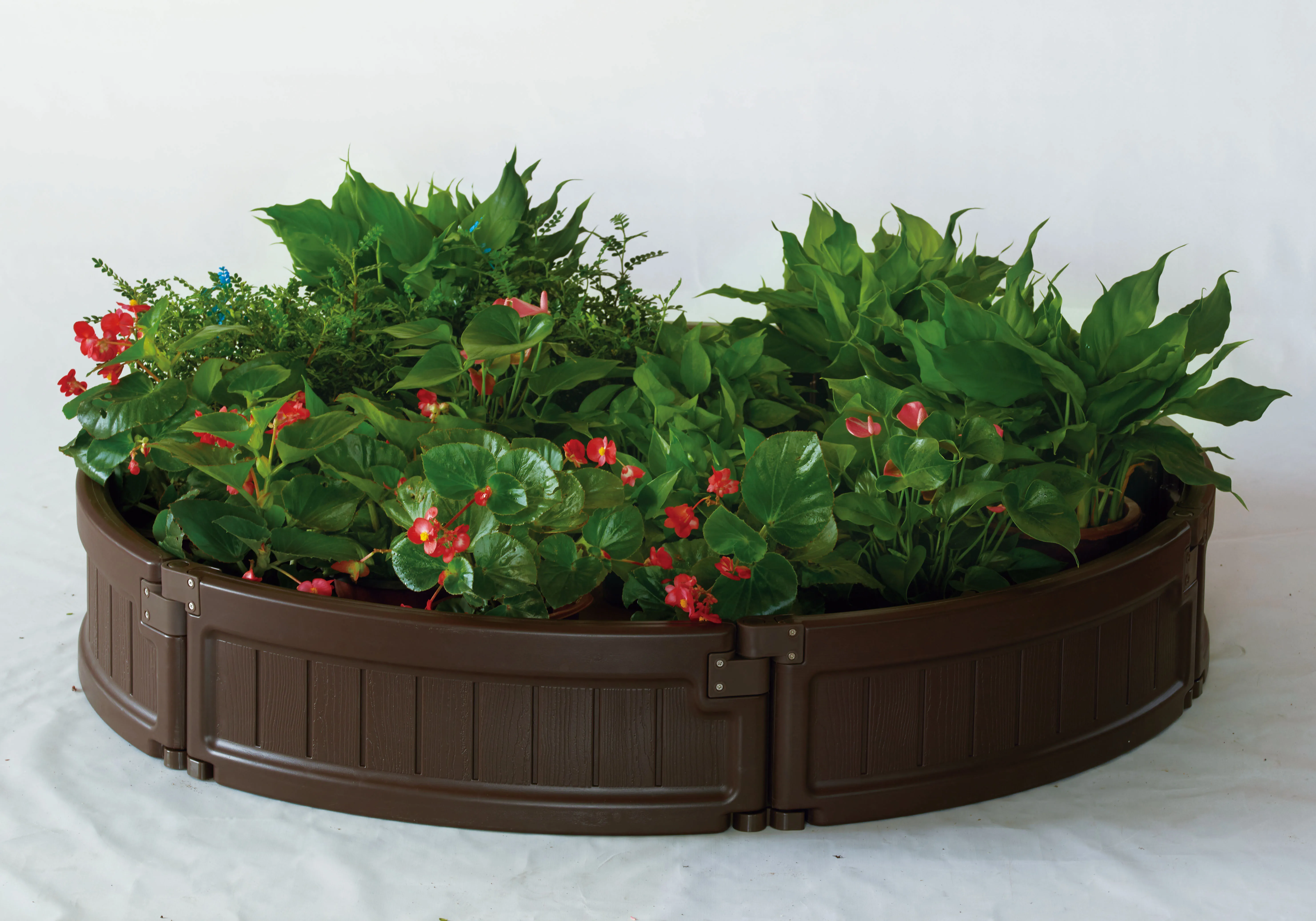 Morden Home 4ft Square  Plastic Raised Garden Beds for outdoor