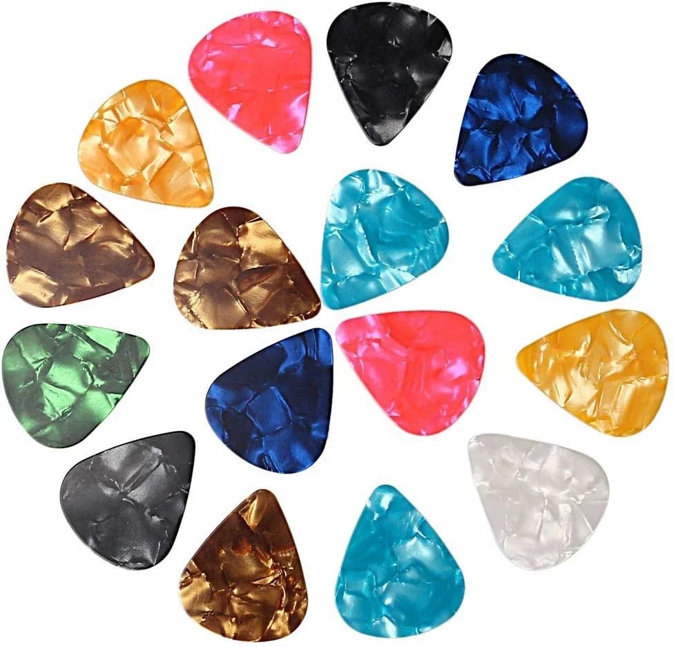 Customized Guitar Picks Different Color Different Thickness Custom Design Logo Electric Guitar Picks Wholesales