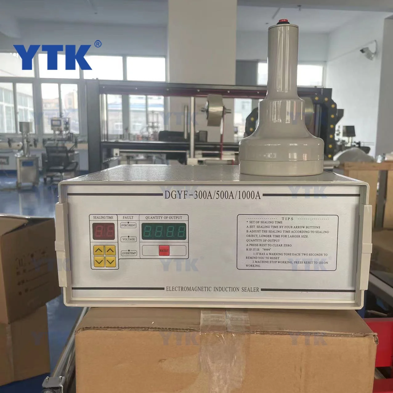 20-100mm Portable Cap Induction Sealer Electromagnetic Aluminum Foil Induction Sealing Machine for Plastic Bottle