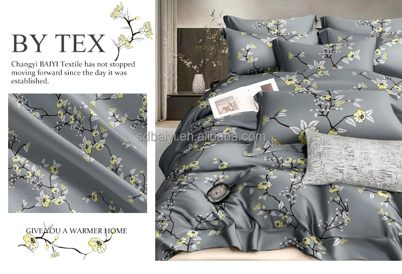 100% Cotton Baby Comforter Bedding Set Super King Size Plain Twill Style for Home Use for Kids Seasonal Use-Winter Spring Summer