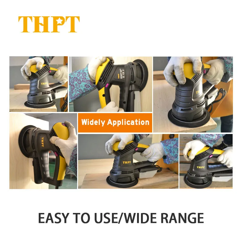 450W 125mm Electric Sander Sanding Electric Sander Strong Orbital Sander Machine