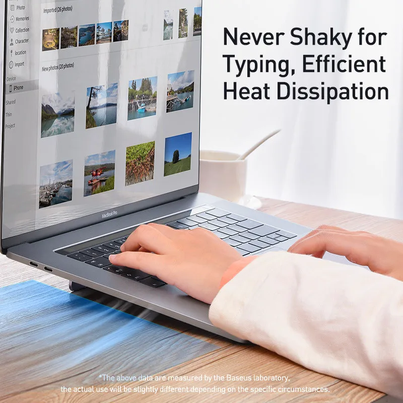 Zinc Alloy Laptop Stand Notebook Support Foldable Desk Holder Stand For iPad Macbook Laptop Tablet Portable Cooling Base Bracket