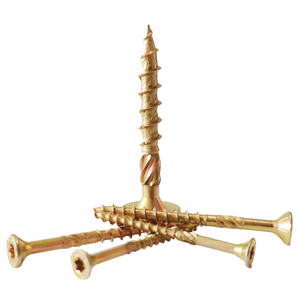 Chipboard Screw Zinc Plated Star Wood Fasteners spax Screws Torx Star Head