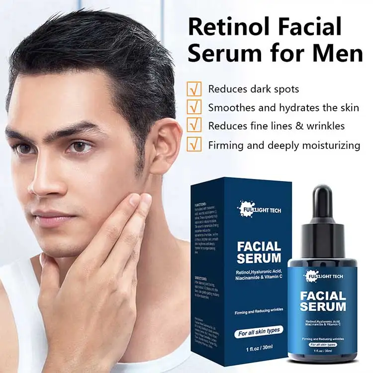 OEM Korean 5 In 1 Facial Serum Glass Bottle Face Cream Skincare Men Eye Essence Oil Vitamin C Serum For Face