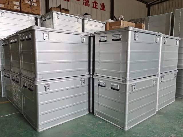 Custom Alu Box Aluminum Storage Transport Boxes Large Tool Case Container