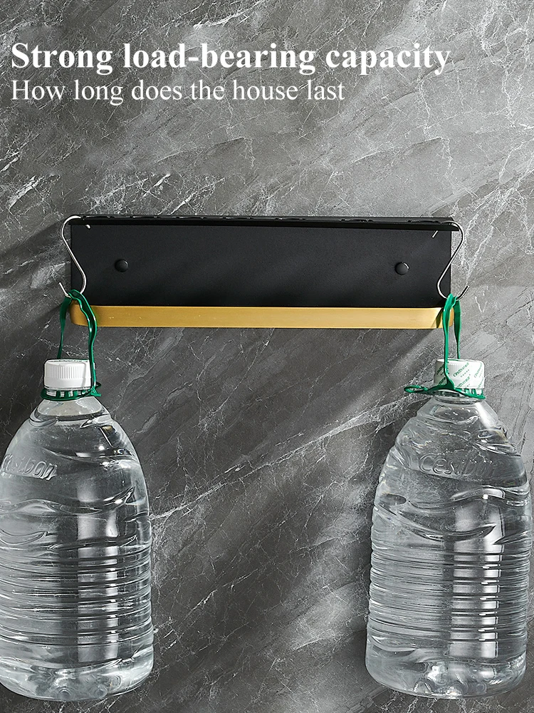 Aluminum Dyson Wall-Mounted Hair Dryer Bracket Bathroom Organizer Rack