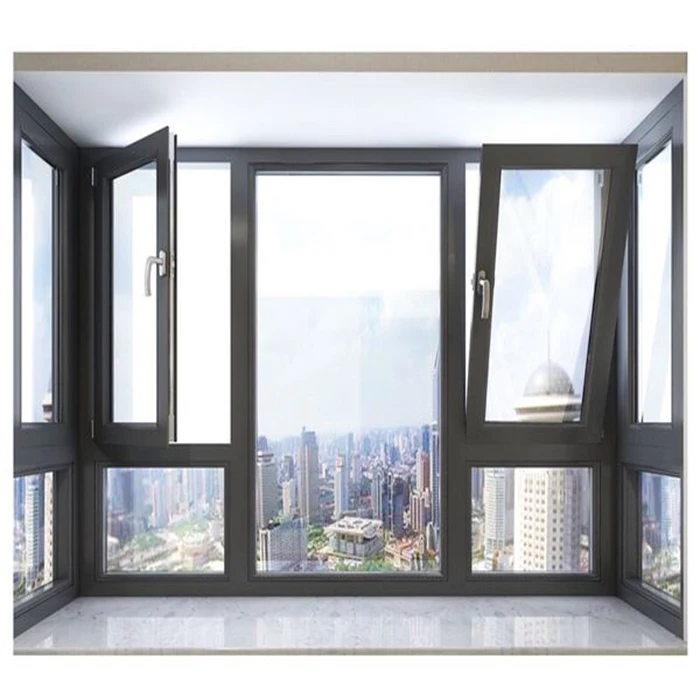 Heavy Duty thermal Break/Broken Bridge Aluminum Alloy Window/Aluminum Profile Casement Windows