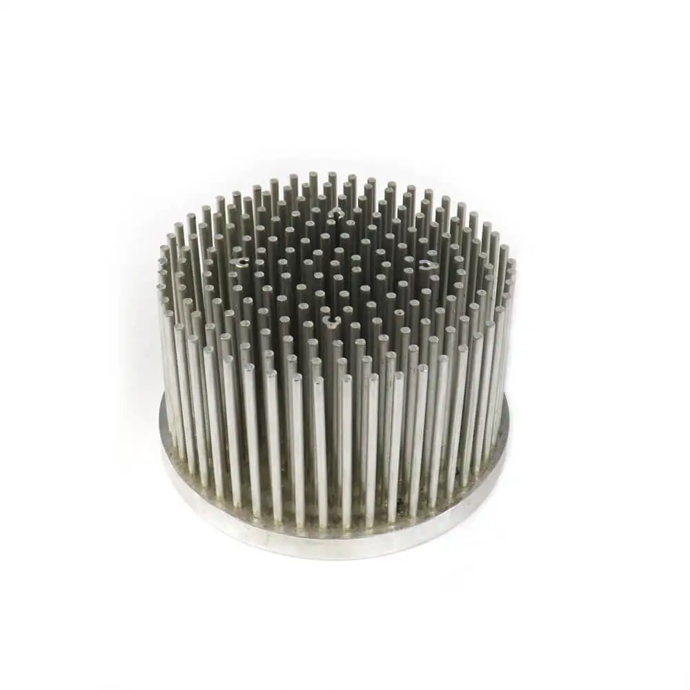 New Product Customized Aluminum Profiles Extrusion Fin Circular Heat Sink Multiple Heat Sink Cold Forging Aluminum Heat Sink