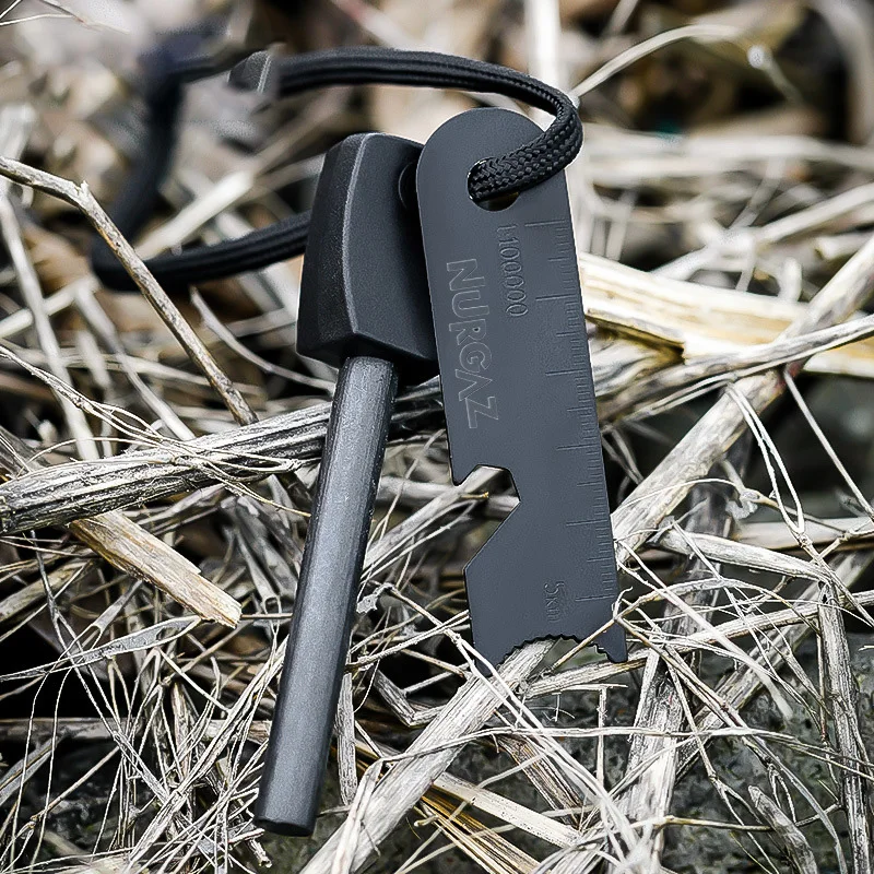 Multifunctional Magnesium Sparking Rod Outdoor Survival Kit Fire Stick Magnesium Fire Starter Rod