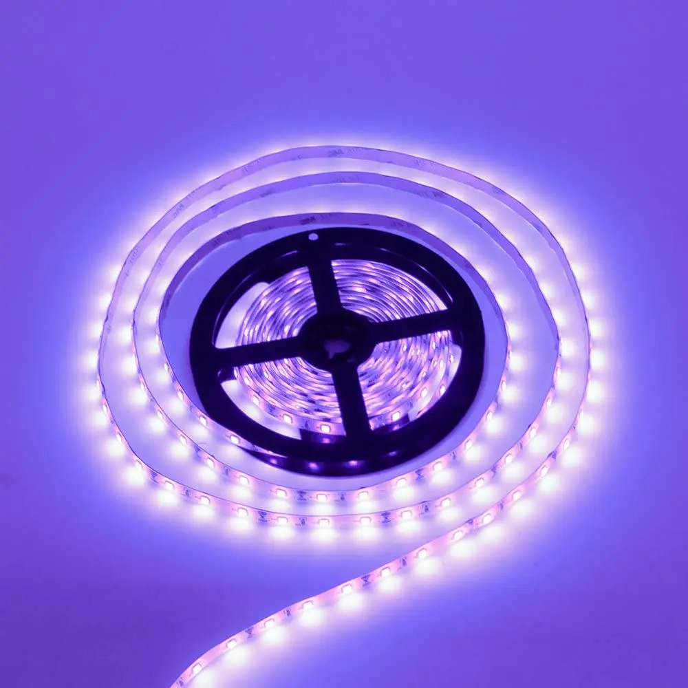 260-280nm UV LED strip light 12/24V UVC Ultraviolet LED Strip 3535 UV LED Tape