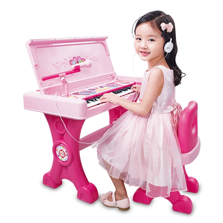 
49 keyboards kids electronic toy piano with desk set multifunction girls musical instrument piano 