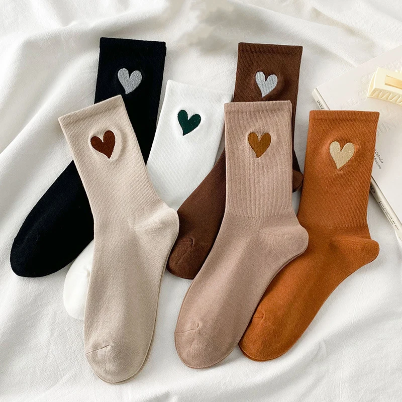 Носки Uron дизайнерские Повседневные вязаные хлопковые брендовые носки с вышивкой и надписью спортивные на заказ от shaoxing