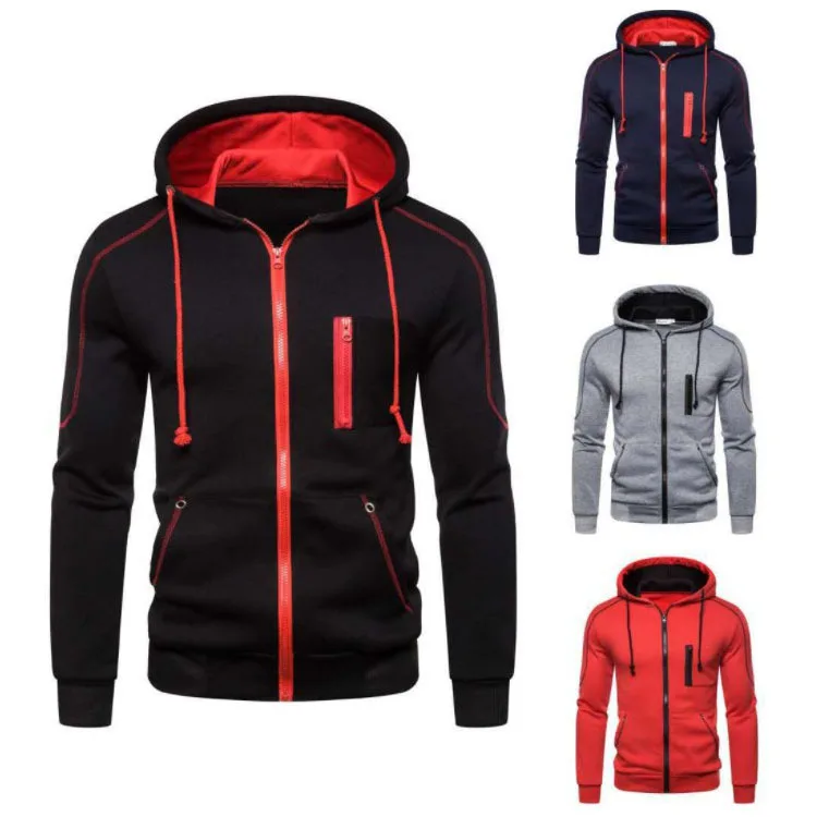 
Wish best sell outdoor wear pullover fleece sport winter hood jacket for men 