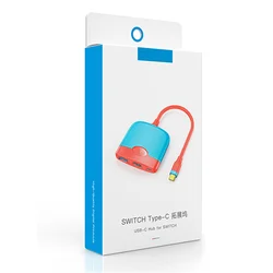 3 in 1 USB C Hub Docking Station for Nintendo Switch Portable Type C to HD 4K TV Multiport Dock 100W Laptop Charger