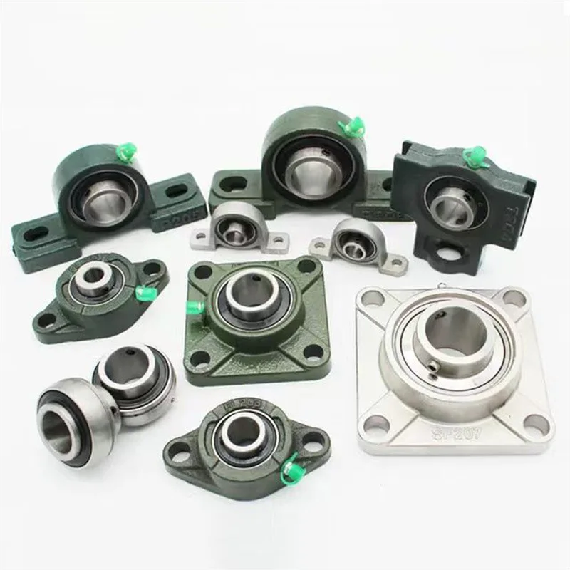 CG STAR F210 Steel Pillow Block Bearing for Machinery in Farm Industries Lube with Grease