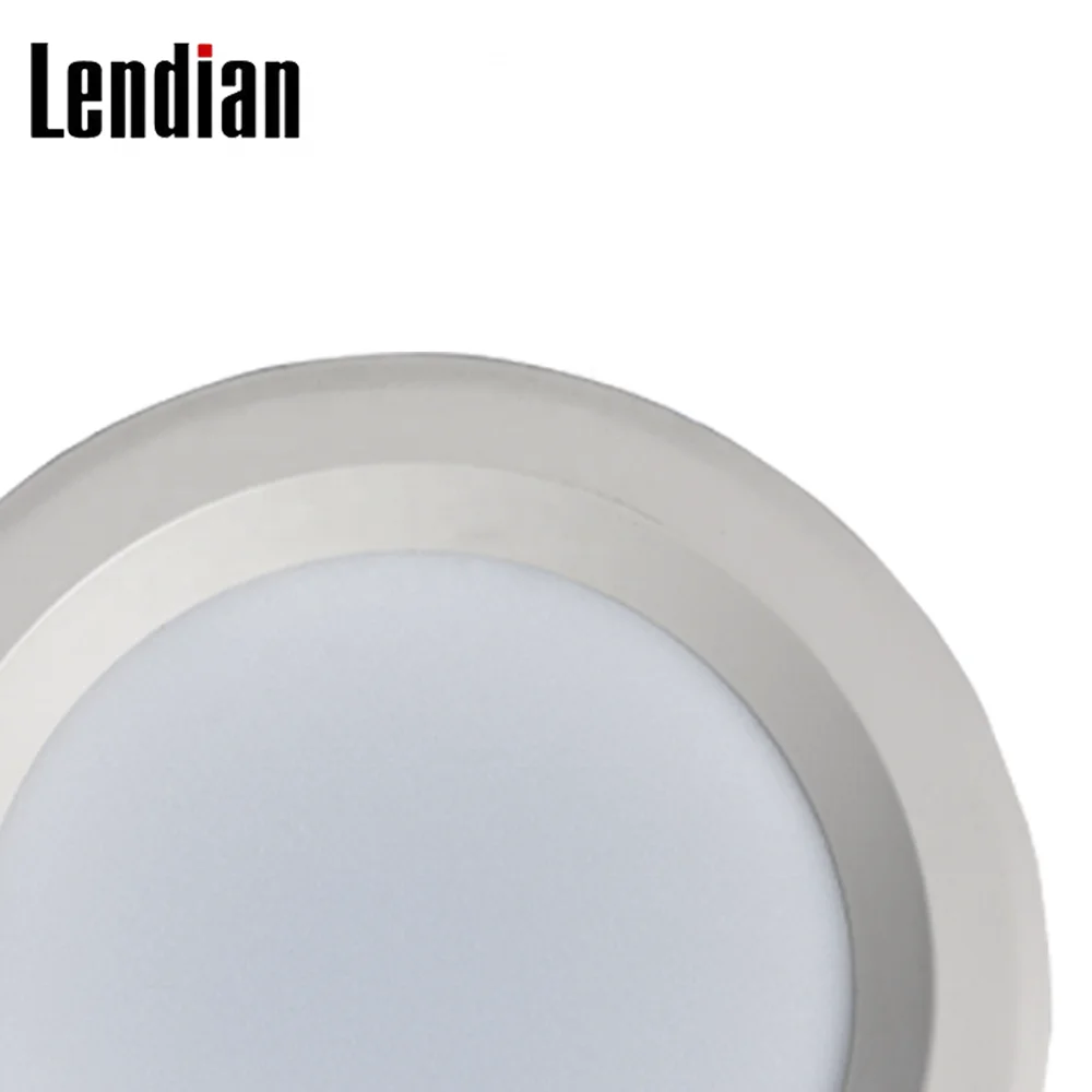 Customized dali dimmable 5 inch tri color cct changeable deep slim recessed smd cob cri90 embedded led downlight black zigbee