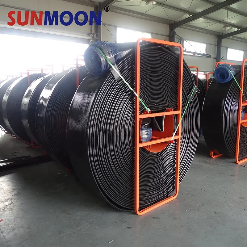 300psi 12 дюймов 300 мм TPU layflat гибкий плоский промышленный полиуретановый шланг для