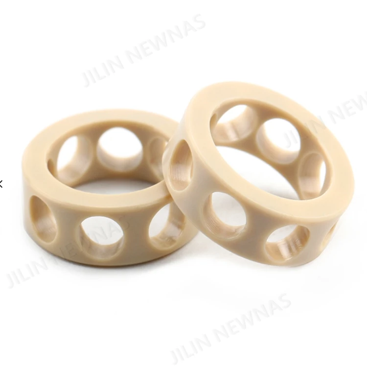 Custom PEEK Injection or Extrusion CNC PEEK bearing cage/retainer peek components