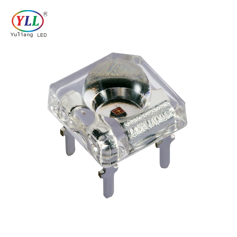 5mm PIRANHA Flat LED Series 0.2W Full Color SMD Emits Red and Yellow Light With High Luminous Flux