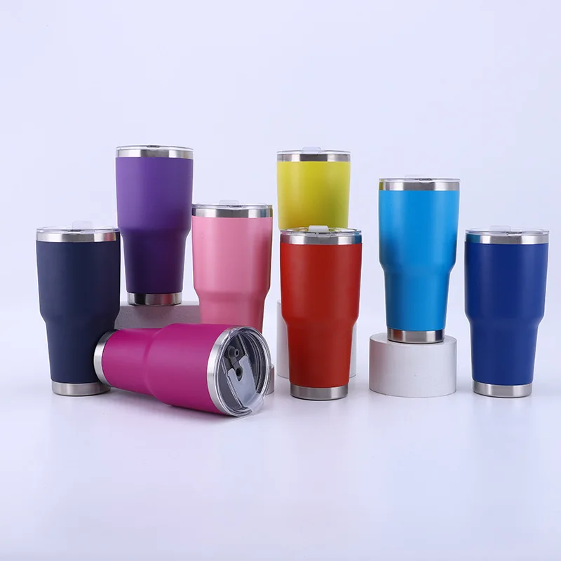 30oz Stainless Steel Tumbler, Double Wall Vacuum Insulated Travel Mug Tumbler, Durable Insulated Coffee Mug