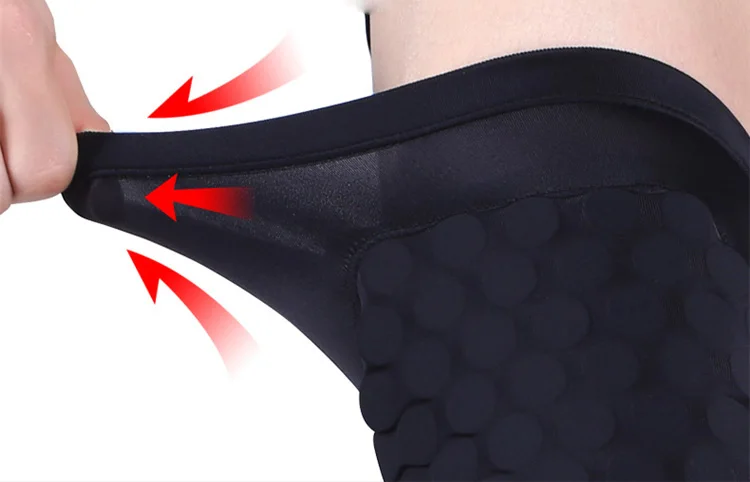 Wholesale  factory price accept custom logo fast dry polyester sports basketball running gym knee pads