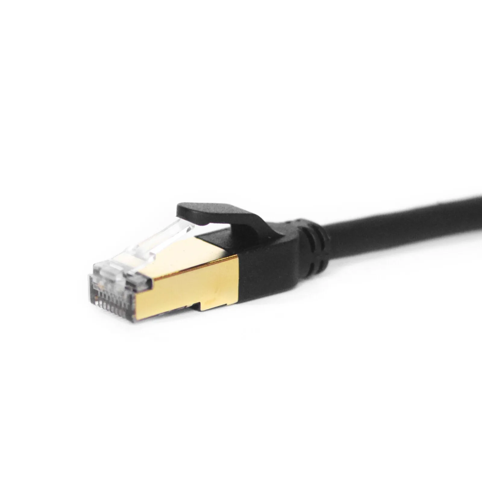FTP SFTP High Speed Cat6a Cat7 Cat8 Flat Patch Cord 1m 3m 5m 10m 15m Bare Copper CCA Patch Cord RJ45 from China Supplier SZADP