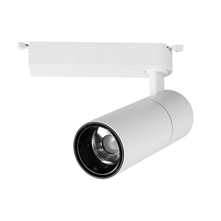 New Model Indoor Ceiling Black White Angle Adjustable Aluminum non Isolated Driver LED Track Light