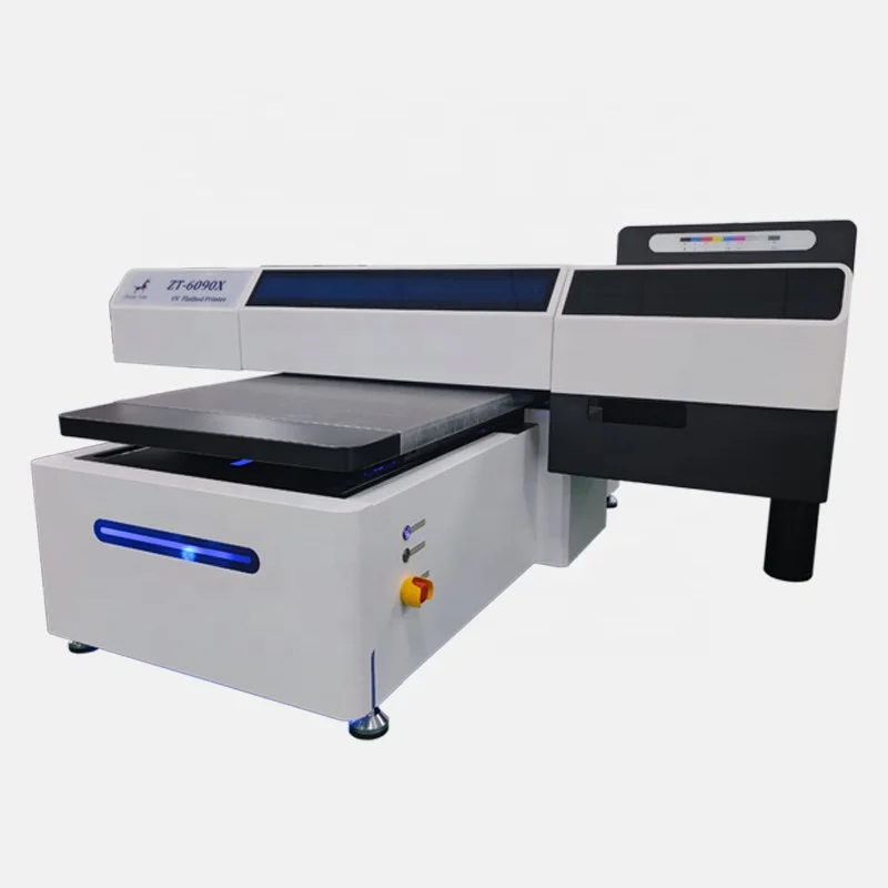 High speed printing 6090 UV inkjet transfer on different kinds of material direct to film DTF UV printers