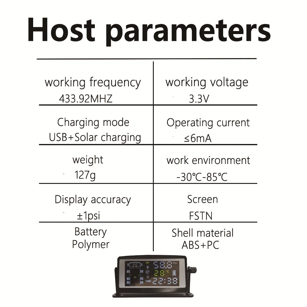 Big Vehicle TPMS for Truck Trailer and Bus Tire Pressure Monitor Monitoring System Tyredog TPMS