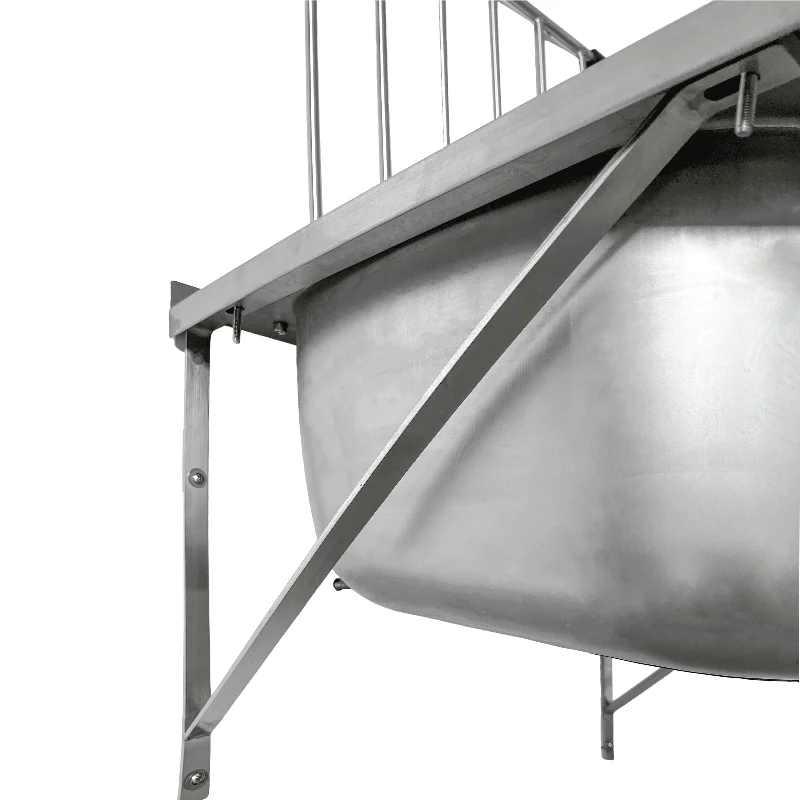 304 stainless steel medical table mop wash basin wall mounted floor mounted mop sink