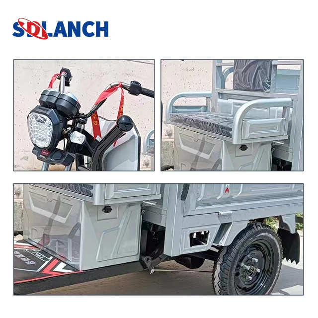High Power Good Quality Electric Cargo Tricycle Electric Farm Vehicle With Factory Price