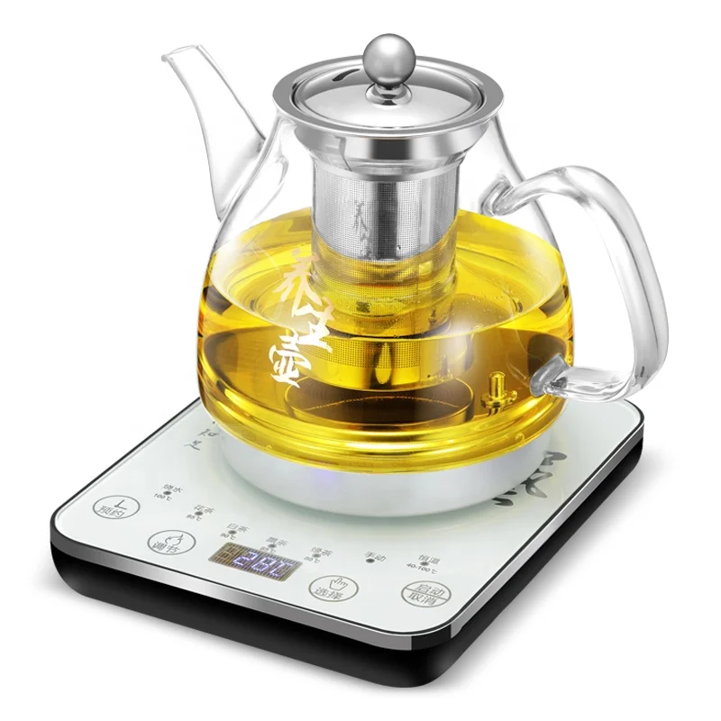 KC/CE/CB/LFGB/ROHS Certificates Temperature setting glass Kettle electric tea maker~Gooseneck  tea kettle/ Bouilloire