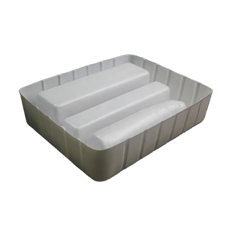 Customized White PP Blister Insert Tray Containers Plastic Plate and Bowl Set for Food Use Eco-friendly