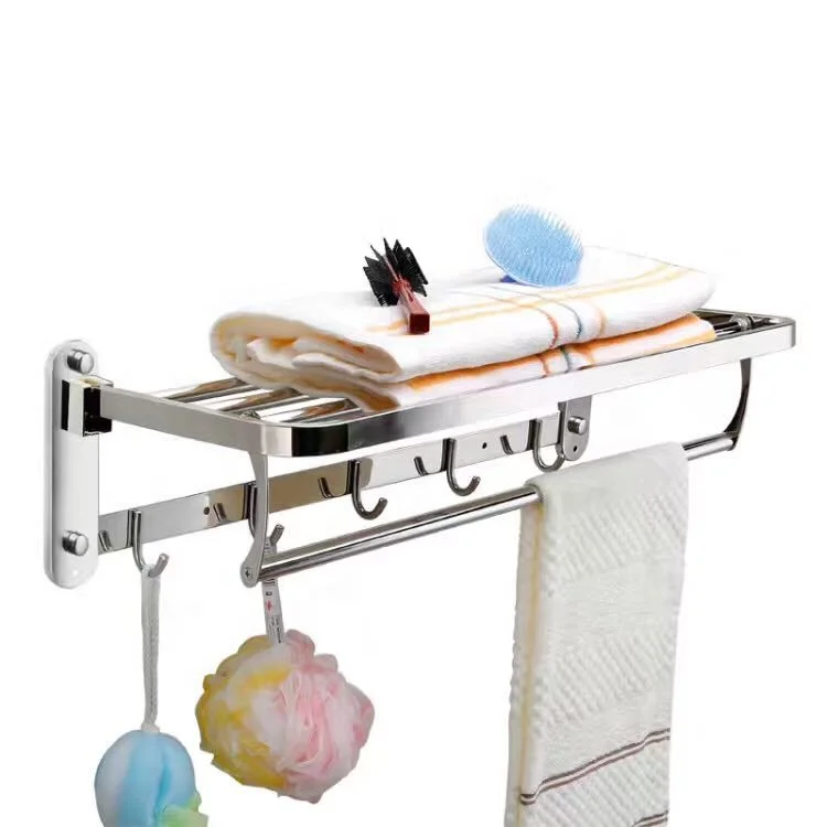 Настенные вешалки для полотенец из нержавеющей стали 304 с крючками